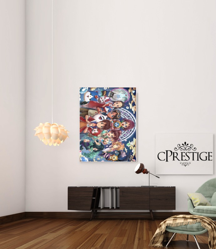  Yokai Watch fan art for Art Print Adhesive 30*40 cm