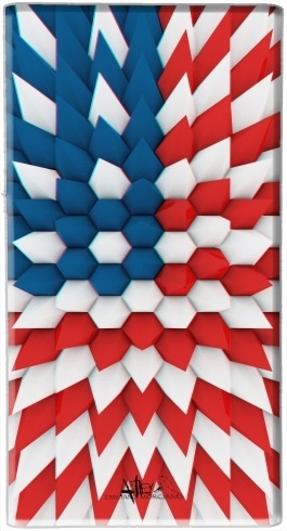  3D Poly USA flag for Powerbank Universal Emergency External Battery 7000 mAh