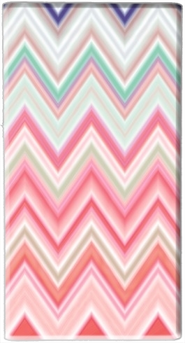  colorful chevron in pink for Powerbank Universal Emergency External Battery 7000 mAh