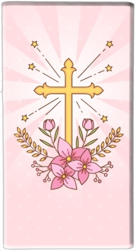  Communion cross with flowers girl for Powerbank Universal Emergency External Battery 7000 mAh