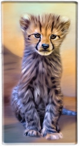  Cute cheetah cub for Powerbank Universal Emergency External Battery 7000 mAh