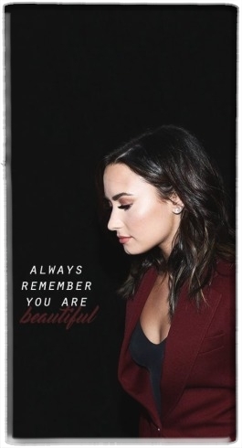  Demi Lovato Always remember you are beautiful for Powerbank Universal Emergency External Battery 7000 mAh