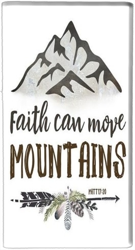  Faith can move montains Matt 17v20 Bible Blessed Art for Powerbank Universal Emergency External Battery 7000 mAh