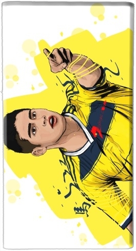  Football Stars: James Rodriguez - Colombia for Powerbank Universal Emergency External Battery 7000 mAh