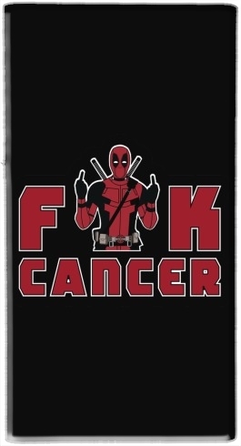  Fuck Cancer With Deadpool for Powerbank Universal Emergency External Battery 7000 mAh