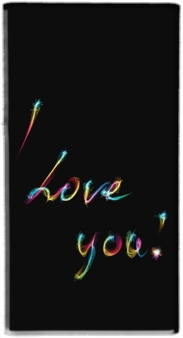  I love you - Rainbow Text for Powerbank Universal Emergency External Battery 7000 mAh