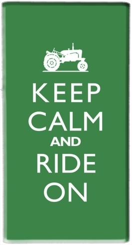 Keep Calm And ride on Tractor for Powerbank Universal Emergency External Battery 7000 mAh