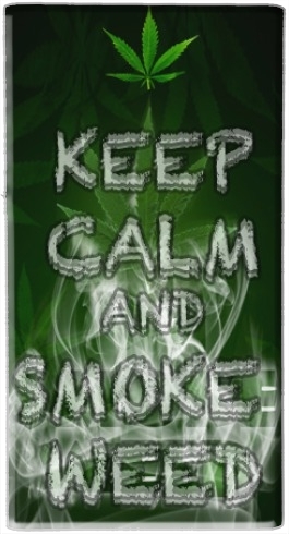  Keep Calm And Smoke Weed for Powerbank Universal Emergency External Battery 7000 mAh