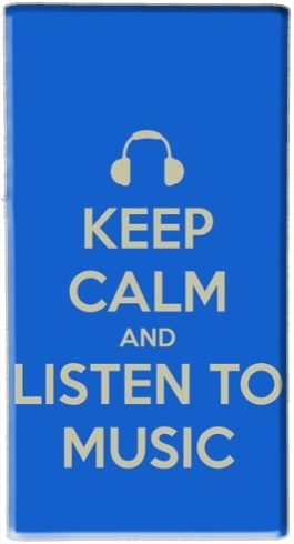  Keep Calm And Listen to Music for Powerbank Universal Emergency External Battery 7000 mAh