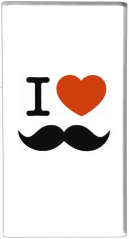  I love Moustache for Powerbank Universal Emergency External Battery 7000 mAh