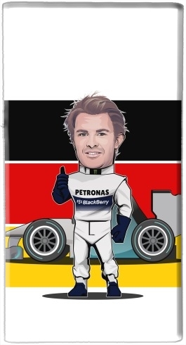  MiniRacers: Nico Rosberg - Mercedes Formula One Team for Powerbank Universal Emergency External Battery 7000 mAh