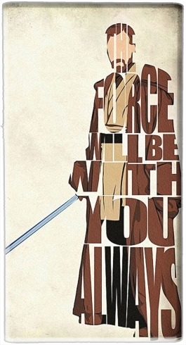  Obi Wan Kenobi Tipography Art for Powerbank Universal Emergency External Battery 7000 mAh