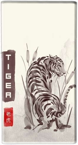  Tiger Japan Watercolor Art for Powerbank Universal Emergency External Battery 7000 mAh