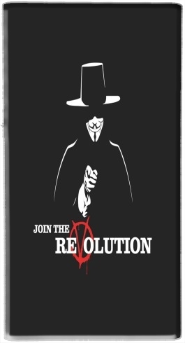  V For Vendetta Join the revolution for Powerbank Universal Emergency External Battery 7000 mAh