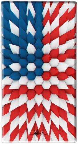  3D Poly USA flag for Powerbank Micro USB Emergency External Battery 1000mAh