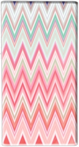  colorful chevron in pink for Powerbank Micro USB Emergency External Battery 1000mAh