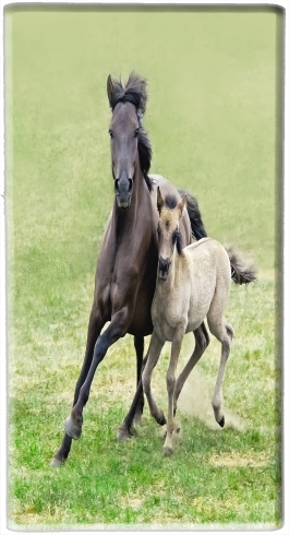  Horses, wild Duelmener ponies, mare and foal for Powerbank Micro USB Emergency External Battery 1000mAh