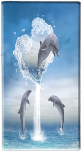  The Heart Of The Dolphins for Powerbank Micro USB Emergency External Battery 1000mAh