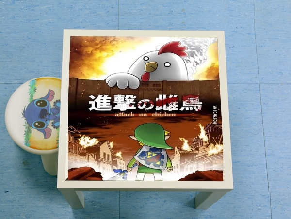  Attack On Chicken for Low table