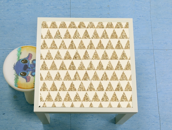  Glitter Triangles in Gold for Low table