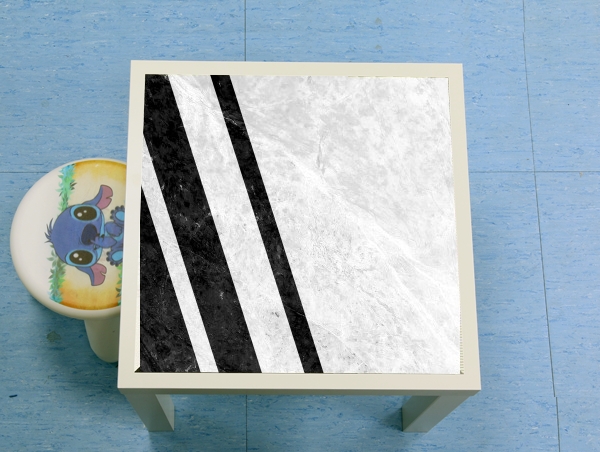  White Striped Marble for Low table