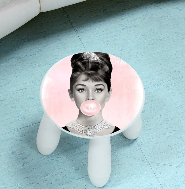  Audrey Hepburn bubblegum for Stool Children