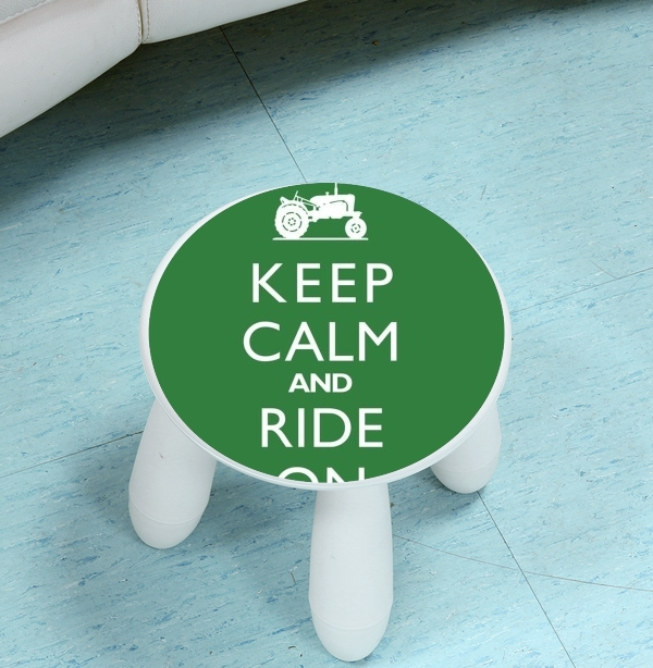  Keep Calm And ride on Tractor for Stool Children