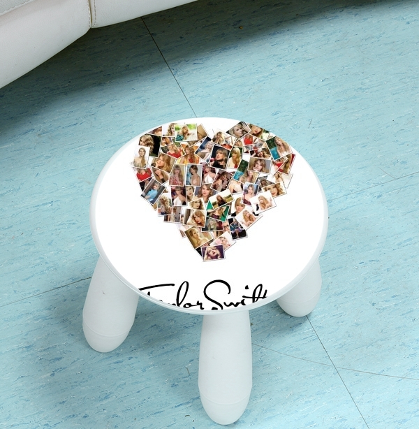  Taylor Swift Love Fan Collage signature for Stool Children