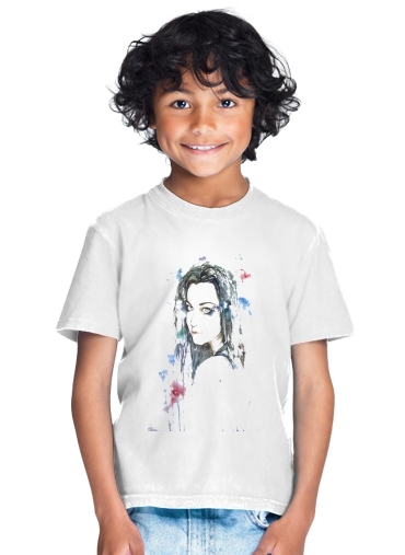  Amy Lee Evanescence watercolor art for Kids T-Shirt