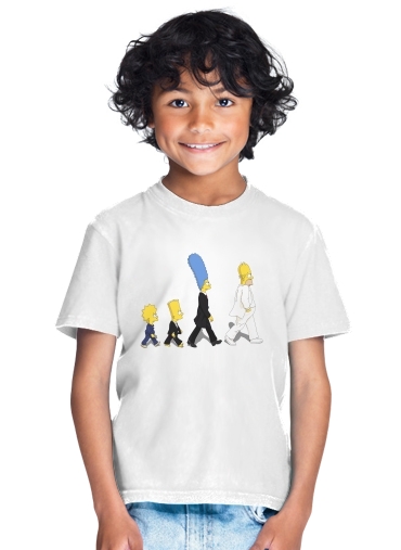  Beatles meet the simpson for Kids T-Shirt