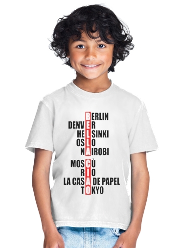  Bella Ciao Character Name for Kids T-Shirt