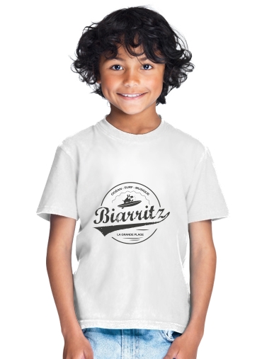  Biarritz la grande plage for Kids T-Shirt