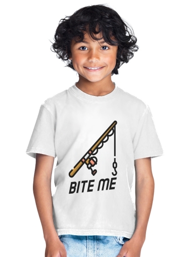  Bite Me Fisher Man for Kids T-Shirt