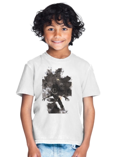  Black Panther Abstract Art Wakanda Forever for Kids T-Shirt
