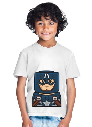  Bricks Captain America for Kids T-Shirt