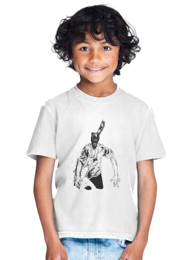  chainsaw man black and white for Kids T-Shirt