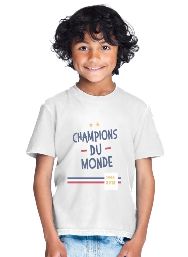 Champion du monde 2018 Supporter France for Kids T-Shirt