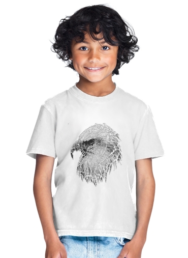  cracked Bald eagle  for Kids T-Shirt