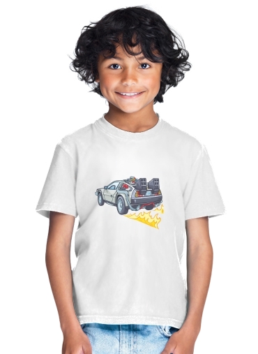  Delorean retour vers le futur for Kids T-Shirt