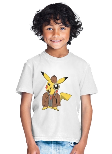  Detective Pikachu x Sherlock for Kids T-Shirt