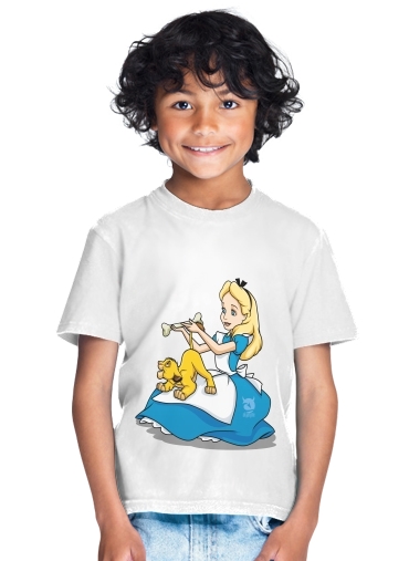  Disney Hangover Alice and Simba for Kids T-Shirt