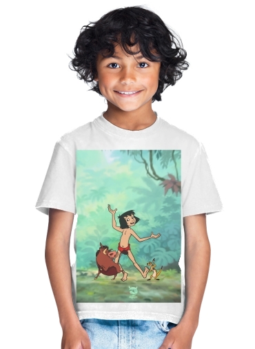  Disney Hangover Mowgli Timon and Pumbaa  for Kids T-Shirt