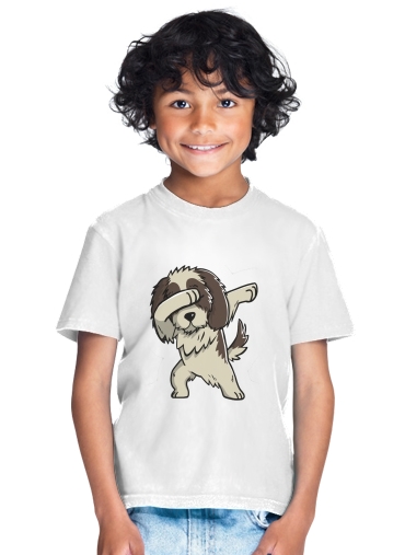  Dog Shih Tzu Dabbing for Kids T-Shirt