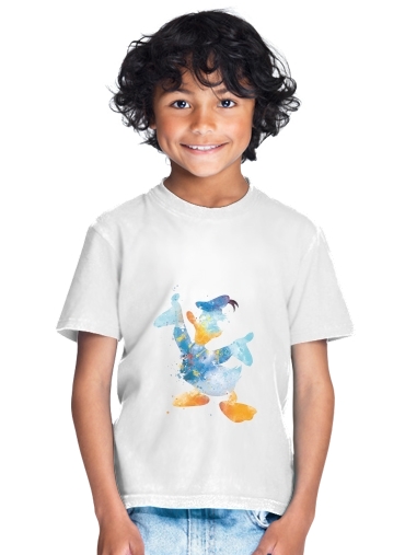  Donald Duck Watercolor Art for Kids T-Shirt