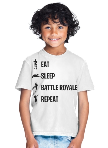  Eat Sleep Battle Royale Repeat for Kids T-Shirt