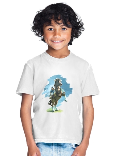  Epona Horse with Link for Kids T-Shirt