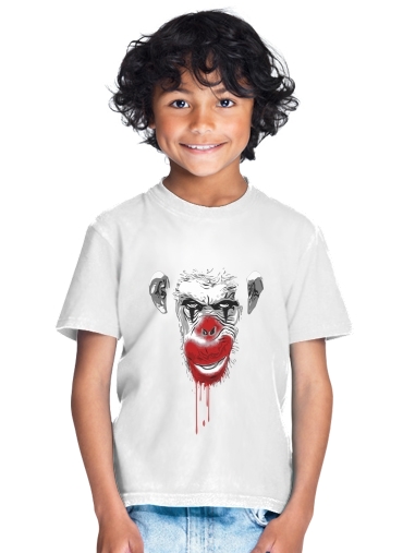  Evil Monkey Clown for Kids T-Shirt