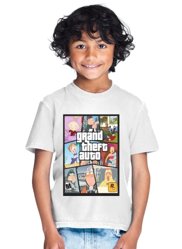  Family Guy mashup GTA for Kids T-Shirt