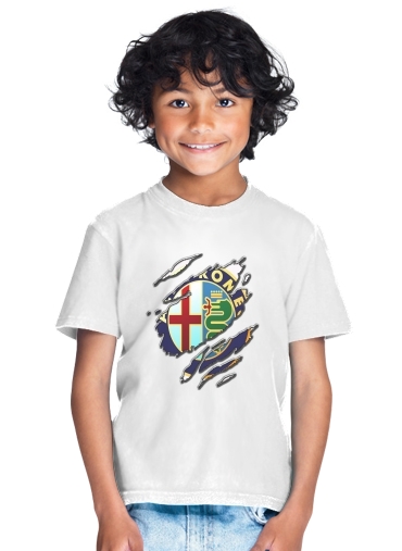  Fan Driver Alpha Romeo Griffe Art for Kids T-Shirt