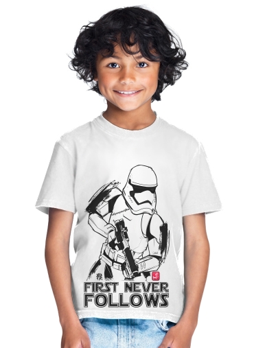  First Never Follows for Kids T-Shirt
